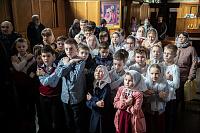 Миссионерская Литургия Преждеосвященных Даров в Троицком соборе города Щёлково