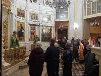 Неделя Ваий в Преображенском кафедральном соборе Балашихи 