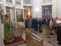 Неделя Ваий в Преображенском кафедральном соборе Балашихи 