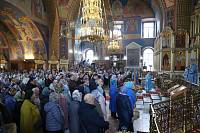 Архиерейское богослужение в Богоявленском соборе Ногинска 