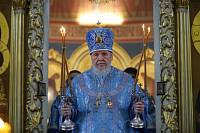 Архиерейское богослужение в Богоявленском соборе Ногинска 