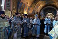 Архиерейское богослужение в Богоявленском соборе Ногинска 