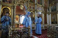 Архиерейское богослужение в Богоявленском соборе Ногинска 