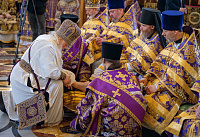 Патриаршее богослужение в Храме Христа Спасителя