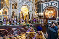 Патриаршее богослужение в Храме Христа Спасителя
