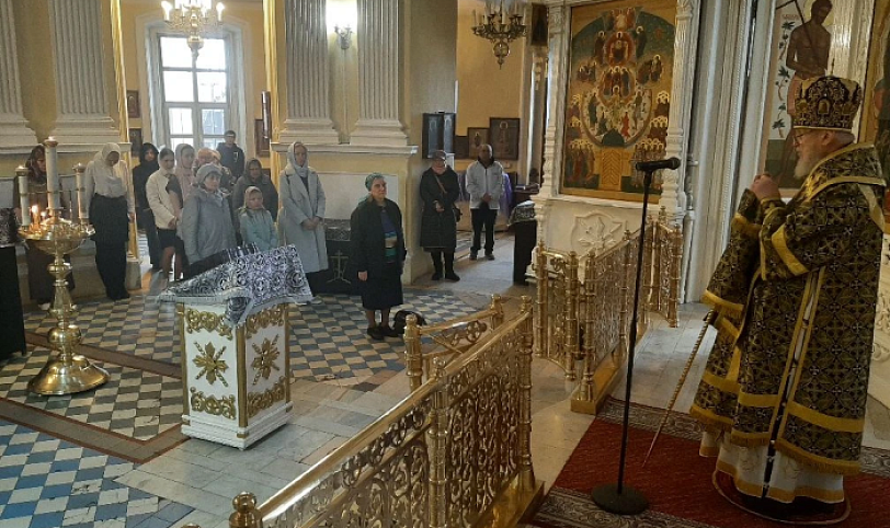 Великая Среда в Преображенском кафедральном соборе Балашихи 