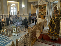 Великая Среда в Преображенском кафедральном соборе Балашихи 