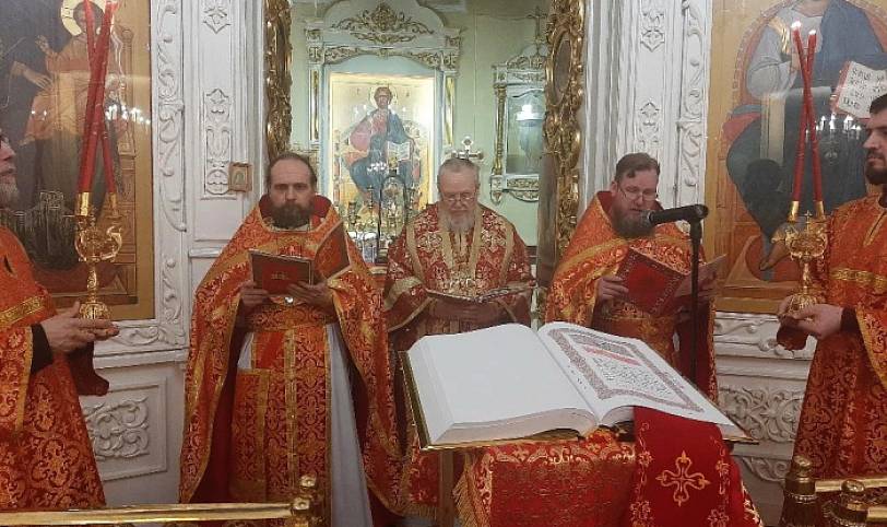 Пасха Христова в Преображенском кафедральном соборе Балашихи 