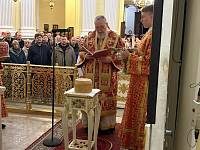 Пасха Христова в Преображенском кафедральном соборе Балашихи 
