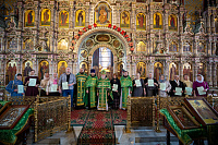 Выпуск Библейско-богословских курсов в Троицком соборе города Щёлково