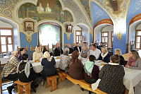 Паломничество директоров Орехово-Зуевских школ в Свято-Троицкую Сергиеву Лавру