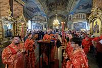Архиерейское богослужение в Богородицерождественском соборе Орехово-Зуева