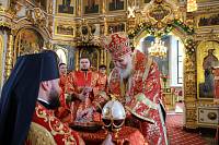 Архиерейское богослужение в Богородицерождественском соборе Орехово-Зуева