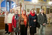 Архиерейское богослужение в Ксениевском храме деревни Медвежьи Озёра