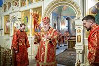 Архиерейское богослужение в Ксениевском храме деревни Медвежьи Озёра