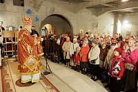 Архиерейское богослужение в Кирилло-Мефодиевском храме Балашихи 