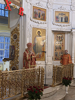 Архиерейское богослужение в Преображенском кафедральном соборе Балашихи 
