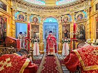 Соборное богослужение в Никольском храме г. Лосино-Петровский