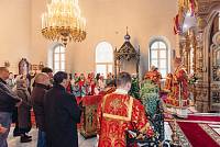 Архиерейское богослужение в Никитском Бывалинском женском монастыре