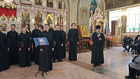 Концерт хора Сретенской духовной академии в Преображенском храме микрорайона Саввино