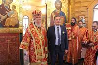 Великое освящение Георгиевского храма посёлка Загорянский