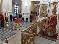 Архиерейское богослужение в Преображенском кафедральном соборе Балашихи