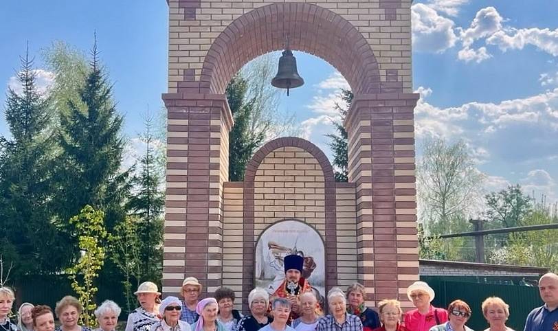 Освящение часовни великомученика Георгия Победоносца в посёлке Авсюнино