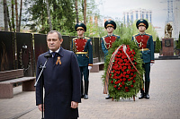 Памятная церемония на Братском кладбище Балашихи