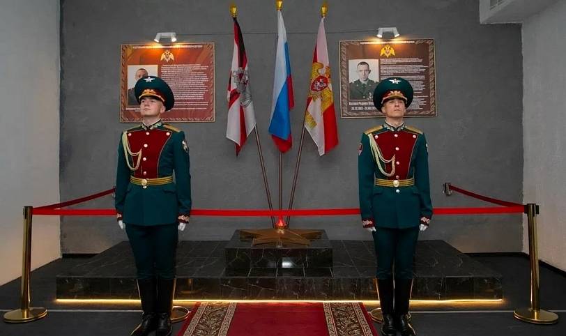 Открытие мемориала памяти в дивизии имени Дзержинского