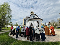 Престольный праздник в Георгиевском храме города Павловский Посад