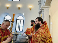 Престольный праздник в Георгиевском храме города Павловский Посад