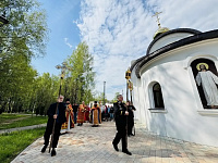Престольный праздник в Георгиевском храме города Павловский Посад