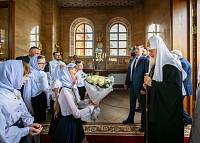 Предстоятель Русской Церкви освятил Вознесенский храм в подмосковной Электростали