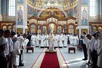 Предстоятель Русской Церкви освятил Вознесенский храм в подмосковной Электростали