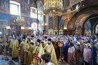 Архиерейское богослужение в Богоявленском соборе Ногинска