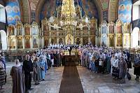Архиерейское богослужение в Богоявленском соборе Ногинска