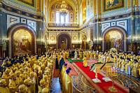 Патриаршее богослужение в Храме Христа Спасителя