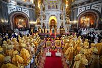 Патриаршее богослужение в Храме Христа Спасителя