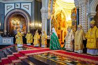 Патриаршее богослужение в Храме Христа Спасителя