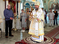 Архиерейское богослужение в Покровском храме Балашихи