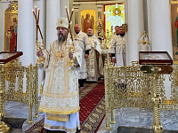 Архиерейское богослужение в Покровском храме Балашихи