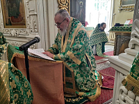 Праздник Святой Троицы в Преображенском кафедральном соборе Балашихи
