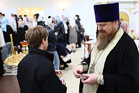 Молебен перед началом экзаменов для выпускников в Электрогорске