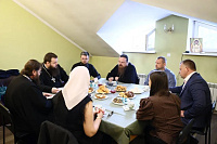 Рабочее совещание в храме Всех святых, в земле Русской просиявших, города Электрогорск