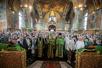 Престольный праздник в Троицком соборе города Щёлково