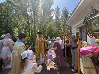 Престольный праздник во Всехсвятском храме г. Ликино-Дулёво