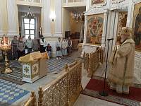 Архиерейское богослужение в Преображенском кафедральном соборе Балашихи