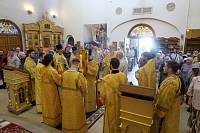Архиерейское богослужение в Александро-Невском храме Балашихи 