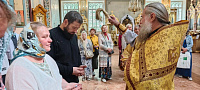 Отправление добровольцев в новые регионы Российской Федерации от Патриаршей гуманитарной миссии