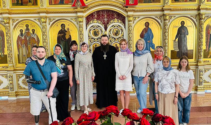 Встреча с членами Ассоциации ветеранов СВО из Звёздного городка и Женского клуба СВО в Казанском храме города Павловский Посад
